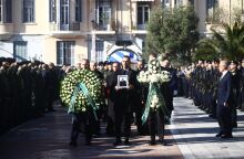 Θεσσαλονίκη: Σε κλίμα βαθιάς συγκίνησης και οδύνης η κηδεία του αστυνομικού Γιώργου Λυγγερίδη (συνολικό)	