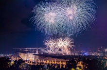 Με ένα φαντασμαγορικό show πυροτεχνημάτων και ένα μεγάλο πάρτι υποδέχτηκε το 2024 το ΚΠΙΣΝ