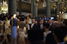 Ο Στέφανος Κασσελάκης στο Φανάρι για τον εορτασμό των Θεοφανίων