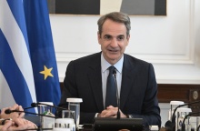 Ο Κυριάκος Μητσοτάκης στη συνεδρίαση του Υπουργικού Συμβουλίου