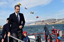 Κυριάκος Μητσοτάκης: Στη τελετή ένταξης των δύο πυροσβεστικών πλοίων 