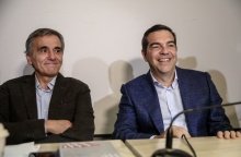 Ο Ευκλείδης Τσακαλώτος και ο Αλέξης Τσίπρας