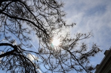 Γενικά αίθριος θα είναι ο καιρός αύριο Παρασκευή, με αραιές νεφώσεις από το απόγευμα 