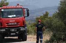 Πυρκαγιά σε δασική έκταση στην Κατερίνη