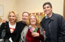 Η Ναταλία Τσαλίκη, ο Σταμάτης Φασουλής, η Άννα Παναγιωτοπούλου και ο Γιάννης Μπέζος 