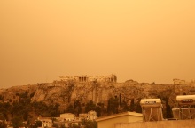 Η αφρικανική σκόνη στην Αττική 
