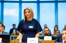 Η Μαρία Καρυστιανού, μητέρα ενός εκ των θυμάτων στην τραγωδία των Τεμπών 