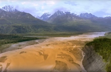 πορτοκαλι ποταμι, δασος, βουνο, ουρανος