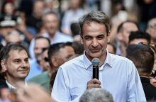 Ο πρωθυπουργός Κυριάκος Μητσοτάκης στον Πύργο