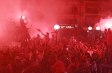 Πανζουρλισμός στον Πειραιά για τον Ολυμπιακό 