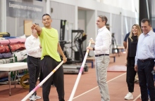 Επίσκεψη Μητσοτάκη στο ΟΑΚΑ: «Στόχος η αναβάθμιση των αθλητικών υποδομών» – Συνάντηση με Τεντόγλου και Καραλή