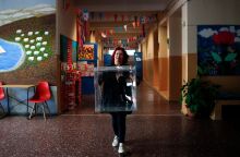 Προετοιμασία για τις εκλογές της Κυριακής 