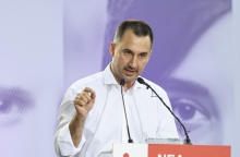 Ο πρόεδρος της Κοινοβουλευτικής Ομάδας της Νέας Αριστεράς, Αλέξης Χαρίτσης