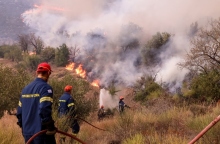 πυροσβεστες, φωτια, δασος