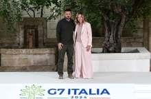 Ο Ζελένσκι μαζι με την Μελόνι