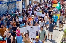 ισπανοι διαδηλωτες