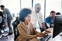 εργαζομενοι, γραφειο, υπολογιστες