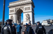 αστυνομικοι, κοσμος, αψιδα θριαμβου