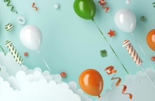 μπαλονια, συννεφα