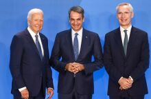 Ο Κυριάκος Μητσοτάκης εν μέσω Τζο Μπάιντεν και Γενς Στόλτενμπεργκ