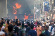 διαδηλωτες, φωτιες