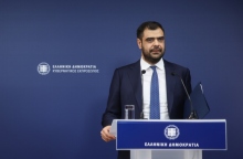 ο κυβερνητικός εκπρόσωπος και υφυπουργός παρά τω πρωθυπουργώ Παύλος Μαρινάκης