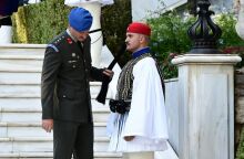 ΔΕΞΙΩΣΗ ΣΤΟ ΠΡΟΕΔΡΙΚΟ ΜΕΓΑΡΟ ΓΙΑ ΤΗΝ 50η ΕΠΕΤΕΙΟ ΑΠΟΚΑΤΑΣΤΑΣΗΣ ΤΗΣ ΔΗΜΟΚΡΑΤΙΑΣ (ΜΙΧΑΛΗΣ ΚΑΡΑΓΙΑΝΝΗΣ/EUROKINISSI)