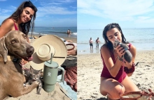 Οικογενειακές στιγμές για την Spetzy στην Σάντα Μπάρμπαρα