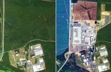 Δορυφορικές εικόνες πριν και μετά την εκρίζωση των 500.000 δέντρων για την κατασκευή εργοστασίου της Tesla