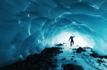 σπηλια απο παγο, ορειβατης