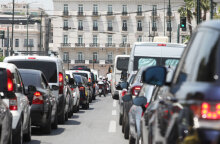 Μποτιλιάρισμα στους δρόμους της Αθήνας