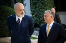 Ο πρωθυπουργός της Ουγγαρίας, Βίκτορ Όρμπαν και της Αλβανίας, Έντι Ράμα