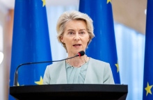 Η Πρόεδρος της Ευρωπαϊκής Επιτροπής Ούρσουλα φον ντερ Λάιεν 