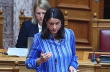 Η Υπουργός Εργασίας και Κοινωνικής Ασφάλισης, Νίκη Κεραμέως