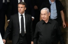 Ο Γάλλος πρόεδρος Εμανουέλ Μακρόν και ο Ισραηλινός πρωθυπουργός Μπενιαμίν Νετανιάχου 