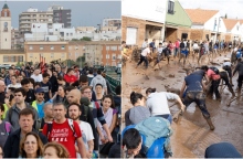 Ισπανία: «Ανθρώπινο κύμα» αλληλεγγύης στη Βαλένθια - Χιλιάδες εθελοντές στις πληγείσες περιοχές