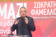 Ο υποψήφιος πρόεδρος του ΣΥΡΙΖΑ, Σωκράτης Φάμελλος 