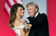 Η Μελάνια Τραμπ με τον Ντόναλντ Τραμπ