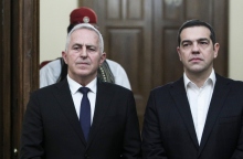 Ο Ευάγγελος Αποστολάκης με τον Αλέξη Τσίπρα