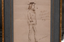 Το πορτρέτο του Ρεμπό, σκιτσαρισμένο από τον Βερλέν