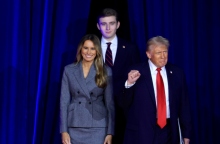 Η οικογένεια Τραμπ το βράδυ της εκλογικής αναμέτρησης της 5ης Νοεμβρίου