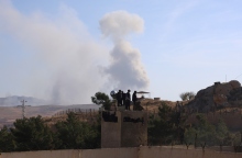 καπνοι, εκρηξη, φυλακη, στρατιωτες