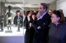 Η Λίνα Μενδώνη με τον Κυριάκο Μητσοτάκη