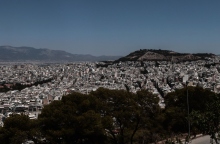 Αθηνα, πολυκατοικιες, δασος