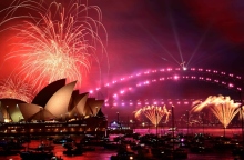 Πυροτεχνήματα, λιμανι, θαλασσα, καραβια