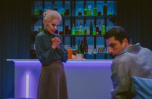 Η Μαρία Αλιφέρη στο Blue Train του Γεράσιμου Ευαγγελάτου