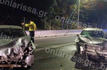 Τέμπη: Σφοδρό τροχαίο με δύο τραυματίες - Άμορφη μάζα σιδερικών δύο αυτοκίνητα