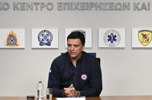 Ο υπουργός Κλιματικής Κρίσης και Πολιτικής Προστασίας, Βασίλης Κικίλιας