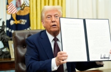 Ο πρόεδρος Ντόναλντ Τραμπ 