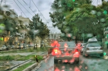 δρομος, αυτοκινητα, βροχη